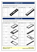 Preview for 3 page of Unfinished Furniture of Wilmington TRENTON TV-10A Assembly Instructions Manual