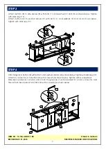 Preview for 7 page of Unfinished Furniture of Wilmington TRENTON TV-10A Assembly Instructions Manual