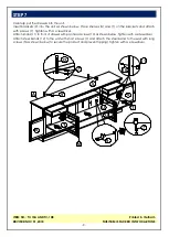 Preview for 9 page of Unfinished Furniture of Wilmington TRENTON TV-10A Assembly Instructions Manual