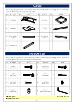 Предварительный просмотр 3 страницы Unfinished Furniture of Wilmington TUSCANY S-293 Assembly Instructions