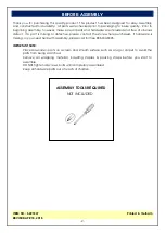 Preview for 2 page of Unfinished Furniture of Wilmington TUSCANY S-293SW Assembly Instructions