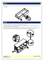 Предварительный просмотр 8 страницы Unfinished Furniture of Wilmington TV-31 Assembly Instructions Manual