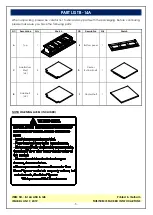 Preview for 3 page of Unfinished Furniture of Wilmington VISTA B-14A Assembly Instructions Manual