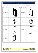 Preview for 4 page of Unfinished Furniture of Wilmington VISTA B-14A Assembly Instructions Manual