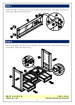 Preview for 6 page of Unfinished Furniture of Wilmington VISTA B-14A Assembly Instructions Manual