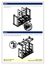 Preview for 7 page of Unfinished Furniture of Wilmington VISTA B-14A Assembly Instructions Manual