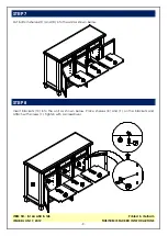 Preview for 9 page of Unfinished Furniture of Wilmington VISTA B-14A Assembly Instructions Manual