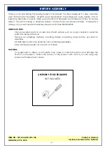 Preview for 2 page of Unfinished Furniture of Wilmington WC-18A Assembly Instructions Manual