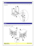 Preview for 4 page of Unfinished Furniture of Wilmington WC-3624 Assembly Instructions