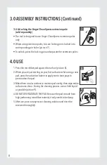 Preview for 8 page of unGer CleanXpress User Manual