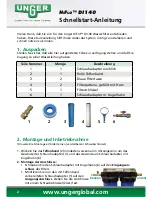 Preview for 4 page of unGer HiFlo DI140 Quick Start Manual