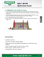 Preview for 11 page of unGer HiFlo DI140 Quick Start Manual