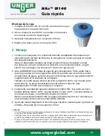 Preview for 25 page of unGer HiFlo DI140 Quick Start Manual