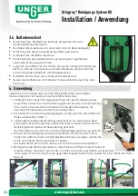 Предварительный просмотр 20 страницы unGer Stingray Cleaning System OS Operating Instructions Manual