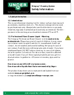 Preview for 6 page of unGer Stingray SRKT3B User Manual