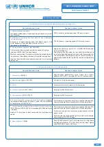 Preview for 8 page of UNHCR 00008154 General Information Manual