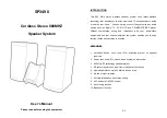 Uni-Art Precise SP3490 User Manual preview