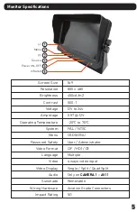 Предварительный просмотр 5 страницы Uni-bond CM-BM0700 Operation Manual