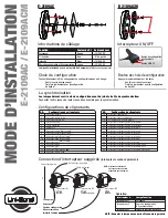 Preview for 2 page of Uni-bond E-2109AC Installation Manual