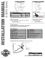 Preview for 1 page of Uni-bond E-2215 Series Installation Manual