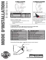 Preview for 2 page of Uni-bond E-2215 Series Installation Manual