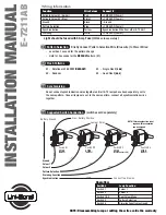 Uni-bond E-7211AB Installation Manual preview