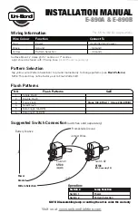 Uni-bond E-890A Installation Manual предпросмотр