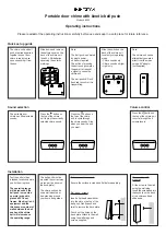 Предварительный просмотр 1 страницы Uni-Com 66392 Operating Instructions