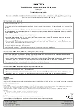 Preview for 2 page of Uni-Com 66392 Operating Instructions