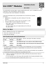 Предварительный просмотр 1 страницы Uni-Com UAC-01EC2 Installation Manual