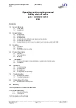 Preview for 1 page of UNI Geräte 40-EVS Series Operating And Mounting Manual