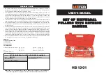 Uni-max HS1301 User Manual предпросмотр