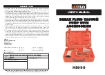 Uni-max HS998 User Manual preview