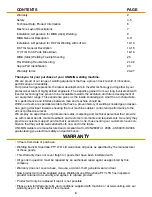 Preview for 2 page of Uni-Mig KUMJRRW180CA Operating Manual