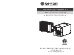 Preview for 1 page of Uni-P Dry H20 200C Installation, Operation & Service Instructions