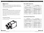 Preview for 9 page of Uni-P Dry H20 200C Installation, Operation & Service Instructions