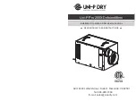 Uni-P Dry Pro 200X Installation, Operation & Service Instructions preview