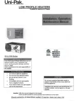 Preview for 1 page of Uni-pak GH Series Installation, Operation & Maintenance Manual