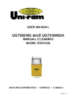 Preview for 1 page of Uni-ram UG7500NG User Manual