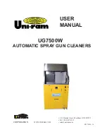 Uni-ram UG7500W User Manual preview