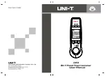 UNI-T A63 User Manual preview
