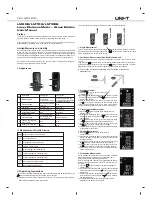 UNI-T LM50G Quick Start Manual preview