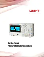 UNI-T MSO3000E Series Service Manual предпросмотр