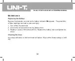 Preview for 32 page of UNI-T U Operating Manual