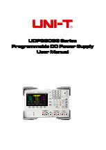 Preview for 1 page of UNI-T UDP3000S-D User Manual