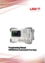 UNI-T UDP3000S Series Programming Manual preview