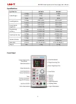 Preview for 6 page of UNI-T UDP6700-DC User Manual