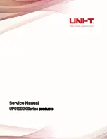 UNI-T UPO1000X Series Service Manual preview