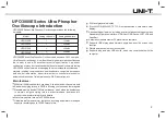 Preview for 4 page of UNI-T UPO3000E Series User Manual