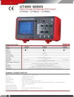 Preview for 2 page of UNI-T UT 4000 Series Brochure & Specs